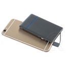 Ksix powerbank (5000 mAh, beépített Micro-USB és Lightning kábellel, szürke)
