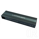 LC-Power LC-M2-C-MULTI-3 külső ház (M.2, NVMe/SATA, USB-C 3.2 Gen 2, antracit)