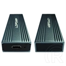 LC-Power LC-M2-C-MULTI-3 külső ház (M.2, NVMe/SATA, USB-C 3.2 Gen 2, antracit)