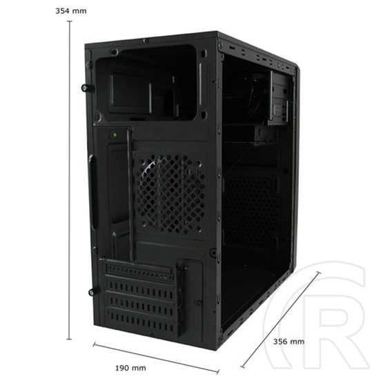 LC Power 2014MB (mATX, fekete)