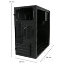 LC Power 2015MB (mATX, fekete)