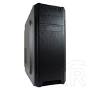 LC Power 7040B midi torony ház (ATX, fekete)