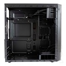 LC Power 7040B midi torony ház (ATX, fekete)