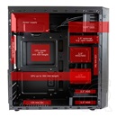 LC Power 7040B midi torony ház (ATX, fekete)