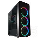 LC Power Gaming 703B QuadLuxx (ATX, ablakos, fekete)