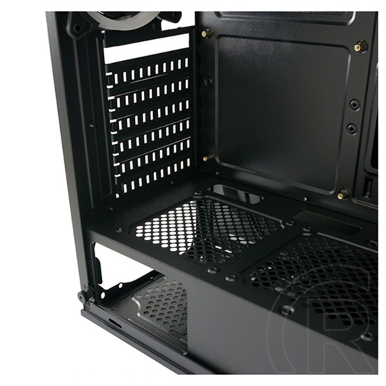LC Power Gaming 703B QuadLuxx (ATX, ablakos, fekete)