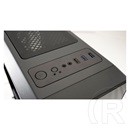 LC Power Gaming 703B QuadLuxx (ATX, ablakos, fekete)