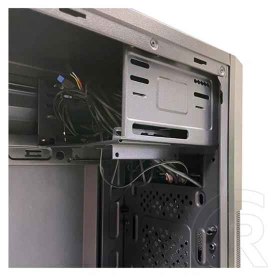 LC Power LC-2004MB-V3-ON (Micro-ATX, 3x 3,5" HDD, 2x 2,5" HDD/SSD, 1x 5,25", USB-C, 2x USB-A, fekete)