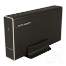LC Power LC-35U3 külső ház (3,5", SATA, USB 3.0, fekete)