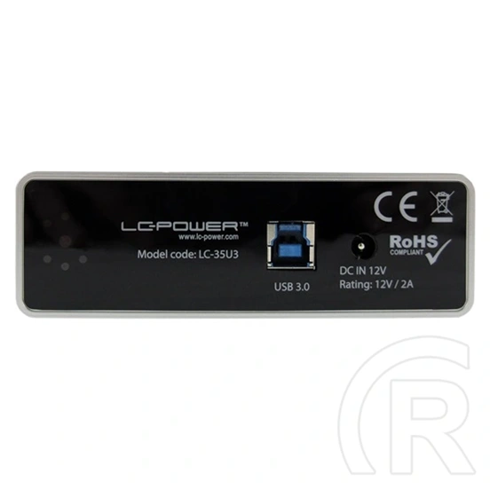 LC Power LC-35U3 külső ház (3,5", SATA, USB 3.0, fekete)