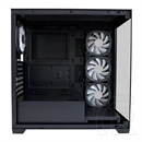 LC Power LC-715B-ON Seamless_X (midi torony, ATX, ablakos, fekete)