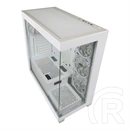 LC Power LC-715W-ON Seamless Pale X (midi torony, ATX, ablakos, fehér)