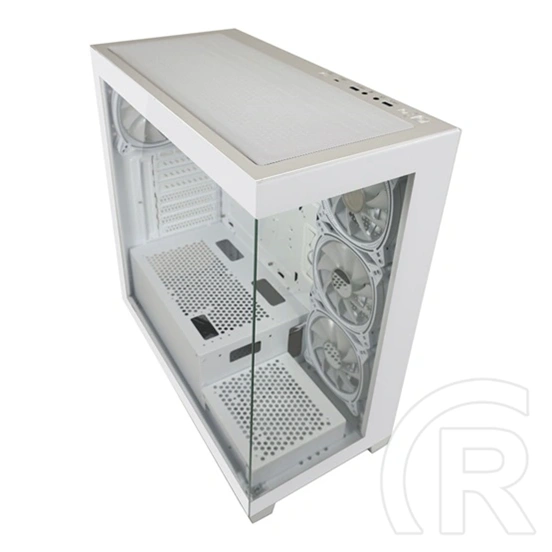 LC Power LC-715W-ON Seamless Pale X (midi torony, ATX, ablakos, fehér)