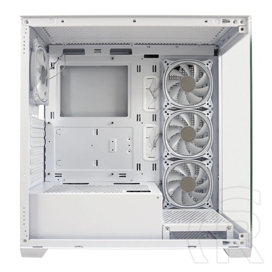 LC Power LC-715W-ON Seamless Pale X (midi torony, ATX, ablakos, fehér)