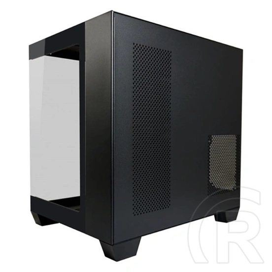 LC Power LC-809B-ON Dark Storm X (midi torony, E-ATX, ablakos, ARGB, fekete)