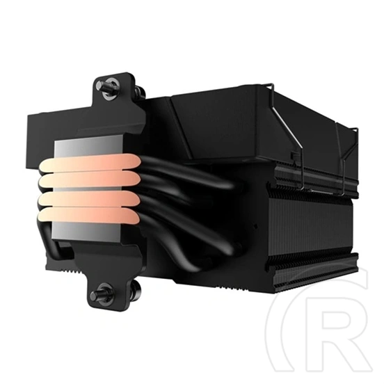 LC Power LC-CC-120-B4 Aera CPU hűtő (120 mm, PWM, 600-2200 RPM, 4x 6 mm réz hővezető cső, 190 W TDP, FDB, fekete)