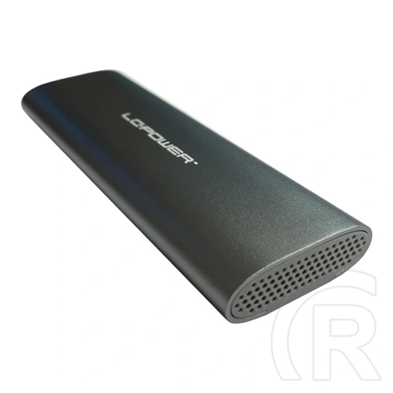 LC Power LC-M2-C-MULTI-2 külső ház (M.2, NVMe, SATA, USB-C, USB 3.2 Gen 2, antracit)