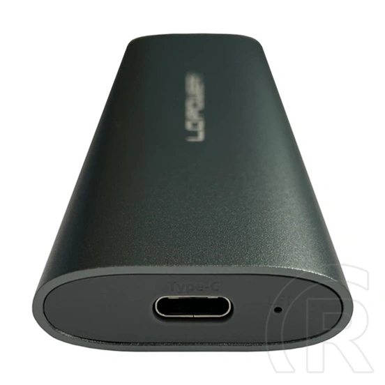 LC Power LC-M2-C-MULTI-2 külső ház (M.2, NVMe, SATA, USB-C, USB 3.2 Gen 2, antracit)