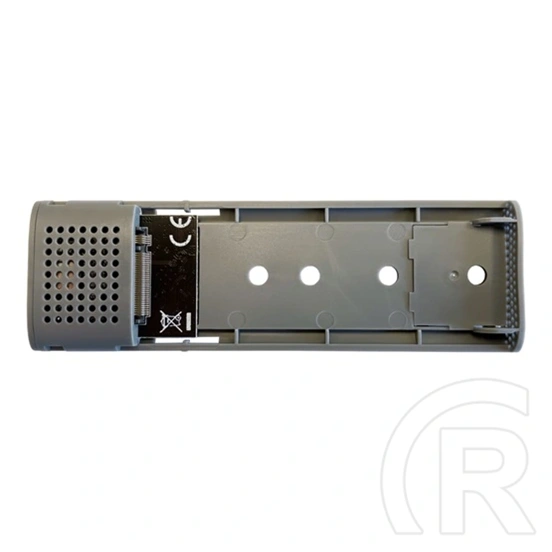 LC Power LC-M2-C-NVME-3 külső ház (M.2, NVMe, USB 3.2 Gen 2, USB-C, antracitszürke)