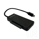 LC Power USB-C > SATA és NVMe átalakító LC-ADA-USB-SATA-NVME (2,5"/3,5" SATA, M.2 2230/2242/2260/2280, M- és B+M key)