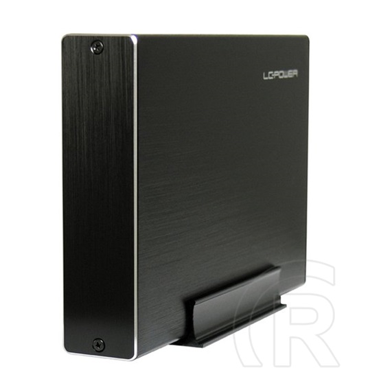 LC Power külső ház (3,5", SATA3, USB 3.0, fekete, alumínium)