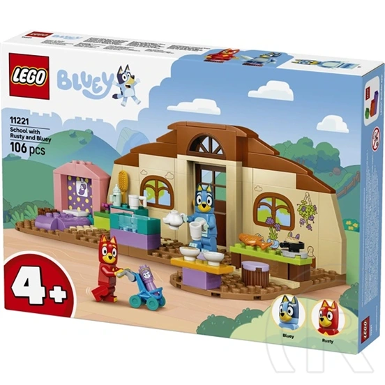 LEGO® Bluey: Rozsdás és Bluey a suliban 11221