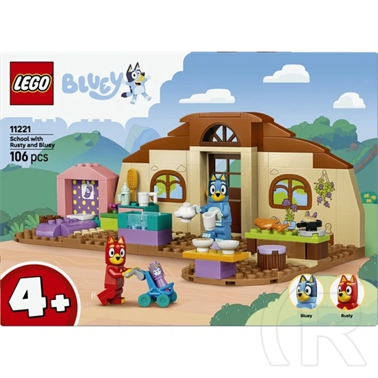 LEGO® Bluey: Rozsdás és Bluey a suliban 11221