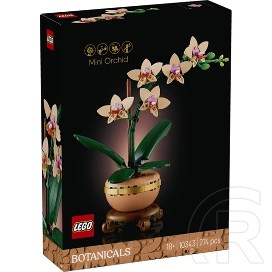 LEGO® Botanicals Mini orchidea, ajándék növény 10343