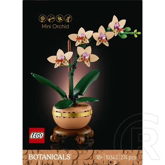 LEGO® Botanicals Mini orchidea, ajándék növény 10343