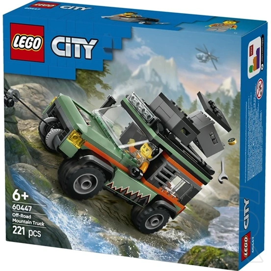LEGO® City 4x4-es off-road terepjáró, kalandjáték 60447