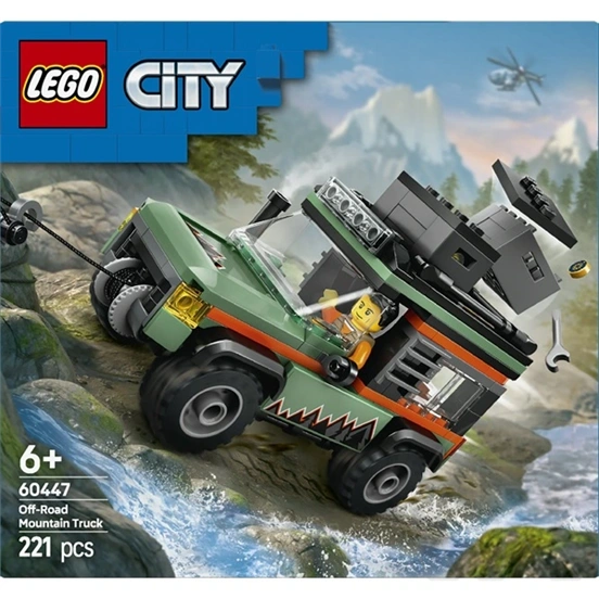 LEGO® City 4x4-es off-road terepjáró, kalandjáték 60447