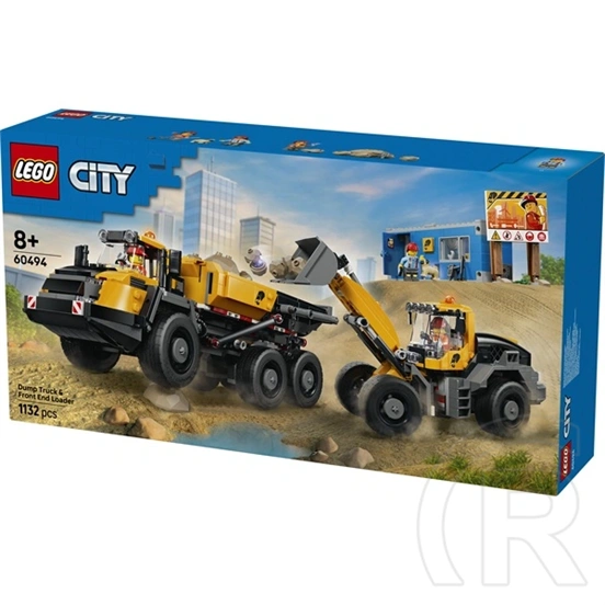 LEGO® City Big Vehicles Homlokrakodó és billenőplatós teherautó 60494