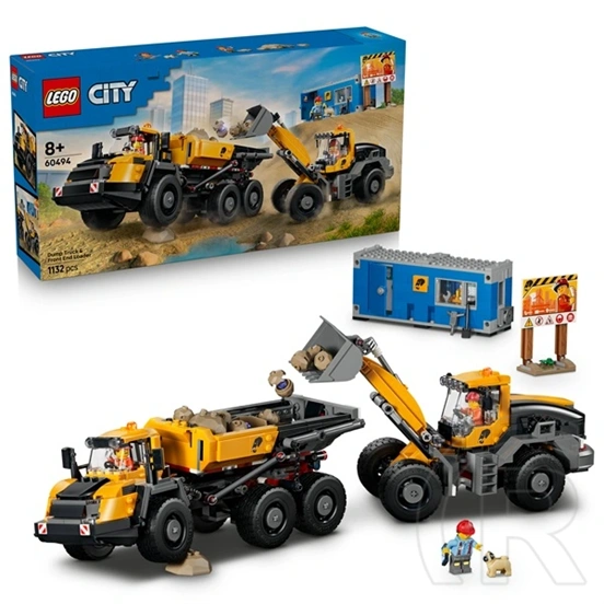 LEGO® City Big Vehicles Homlokrakodó és billenőplatós teherautó 60494