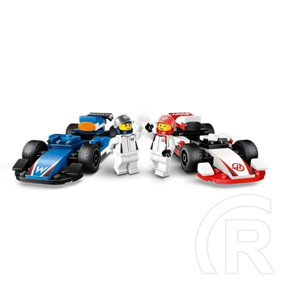 LEGO® City F1®-es Williams Racing és Haas F1® versenyautók, járműves játékszett 60464