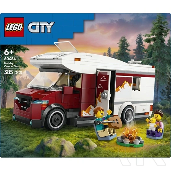 LEGO® City Lakóautó a kalandos nyaraláshoz, játék járművet tartalmazó szett 60454