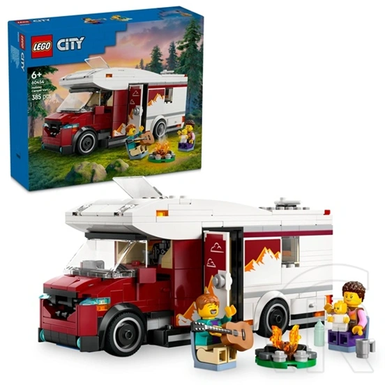 LEGO® City Lakóautó a kalandos nyaraláshoz, játék járművet tartalmazó szett 60454