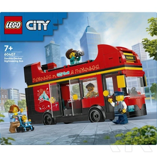 LEGO® City Piros emeletes turistabusz játék 60407