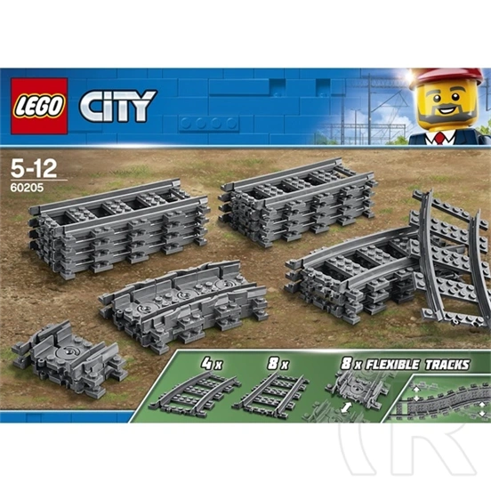 LEGO® City Vasút 60205 Játék gyermekek számára