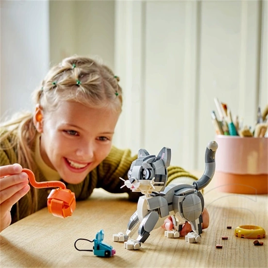 LEGO® Creator 3 az 1-ben Játékos cica, játék állatos szett 31163