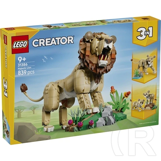 LEGO® Creator Vadállatok: Fenséges oroszlán 31386