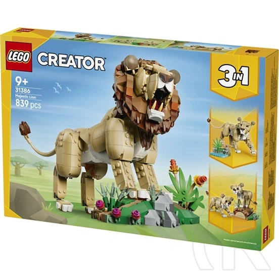 LEGO® Creator Vadállatok: Fenséges oroszlán 31386