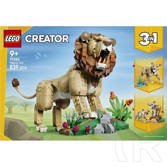 LEGO® Creator Vadállatok: Fenséges oroszlán 31386