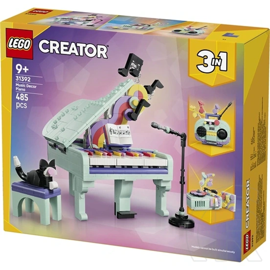 LEGO® Creator Zenés dekoráció cicával 31392