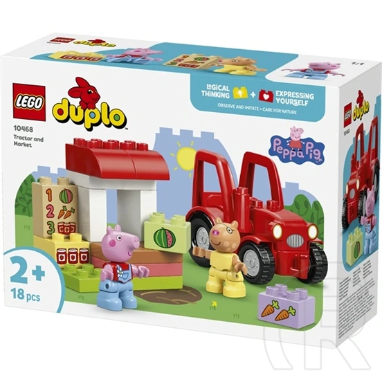 LEGO® DUPLO® Peppa malac Traktor és piac építőkészlet 10468