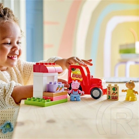 LEGO® DUPLO® Peppa malac Traktor és piac építőkészlet 10468