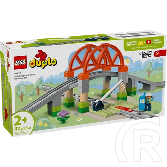 LEGO® DUPLO® Town Vasúti híd és sínek kiegészítő szett 10426