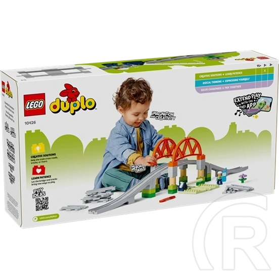 LEGO® DUPLO® Town Vasúti híd és sínek kiegészítő szett 10426