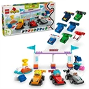 LEGO® DUPLO® Városi kalandok F1® versenyautók és pilóták, építőjáték a családi szórakozáshoz 10445