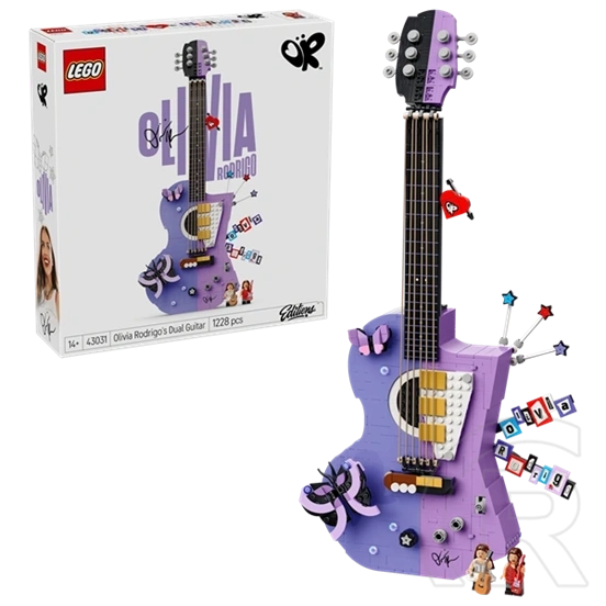 LEGO® Editions M Olivia Rodrigo kettős stílusú gitárja 43031