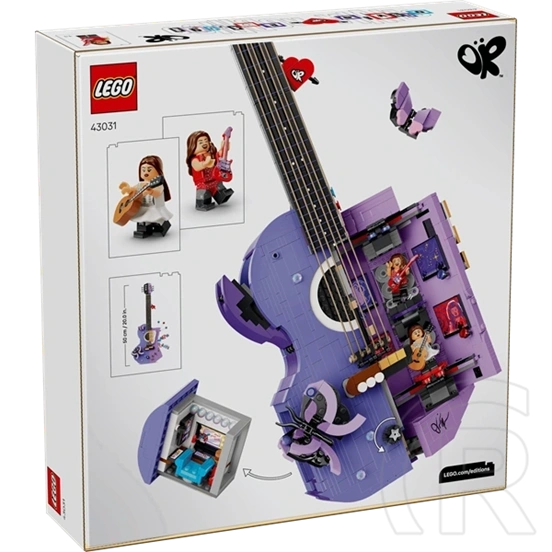 LEGO® Editions M Olivia Rodrigo kettős stílusú gitárja 43031